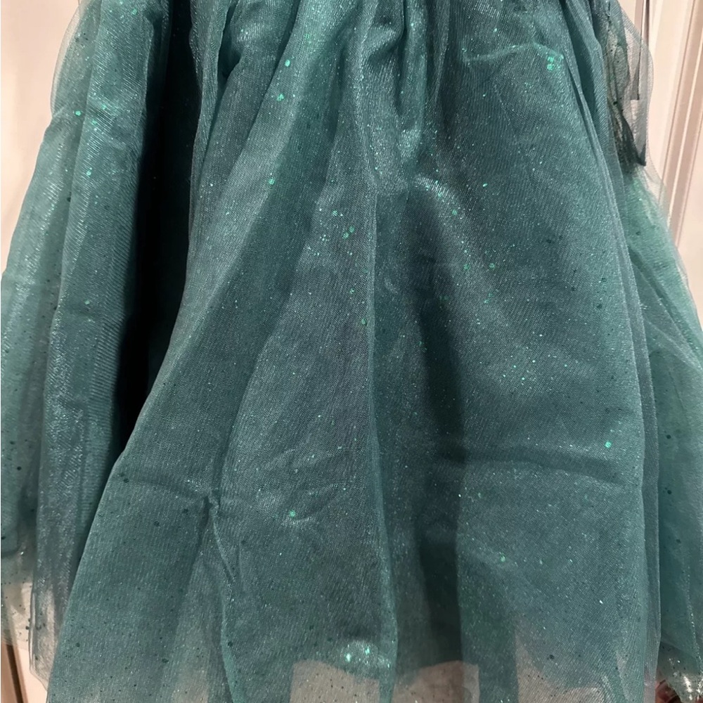 Stacees A-line Sweetheart Tulle Dress Dk Green Sz 6 (see measurement) Homecoming - Picture 5 of 15